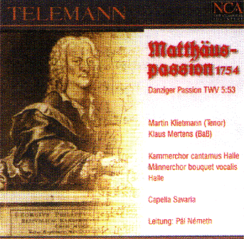 G. Ph. Telemann - Danziger Passion